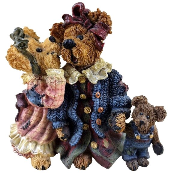 Boyds Bears and Friends Bearstone Collection Louella & Heda The Secret Vintage - Picture 1 of 12
